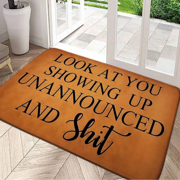 Other - •Who Invited You• Funny Door Mat Rug